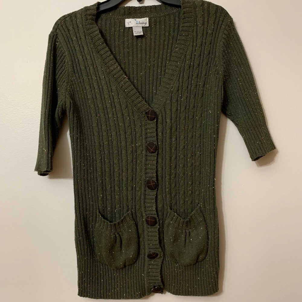 Vintage green sweater.